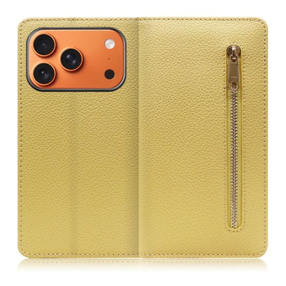 Case for iPhone 17 Pro Silicone Magnetic Wallet Lime Yellow