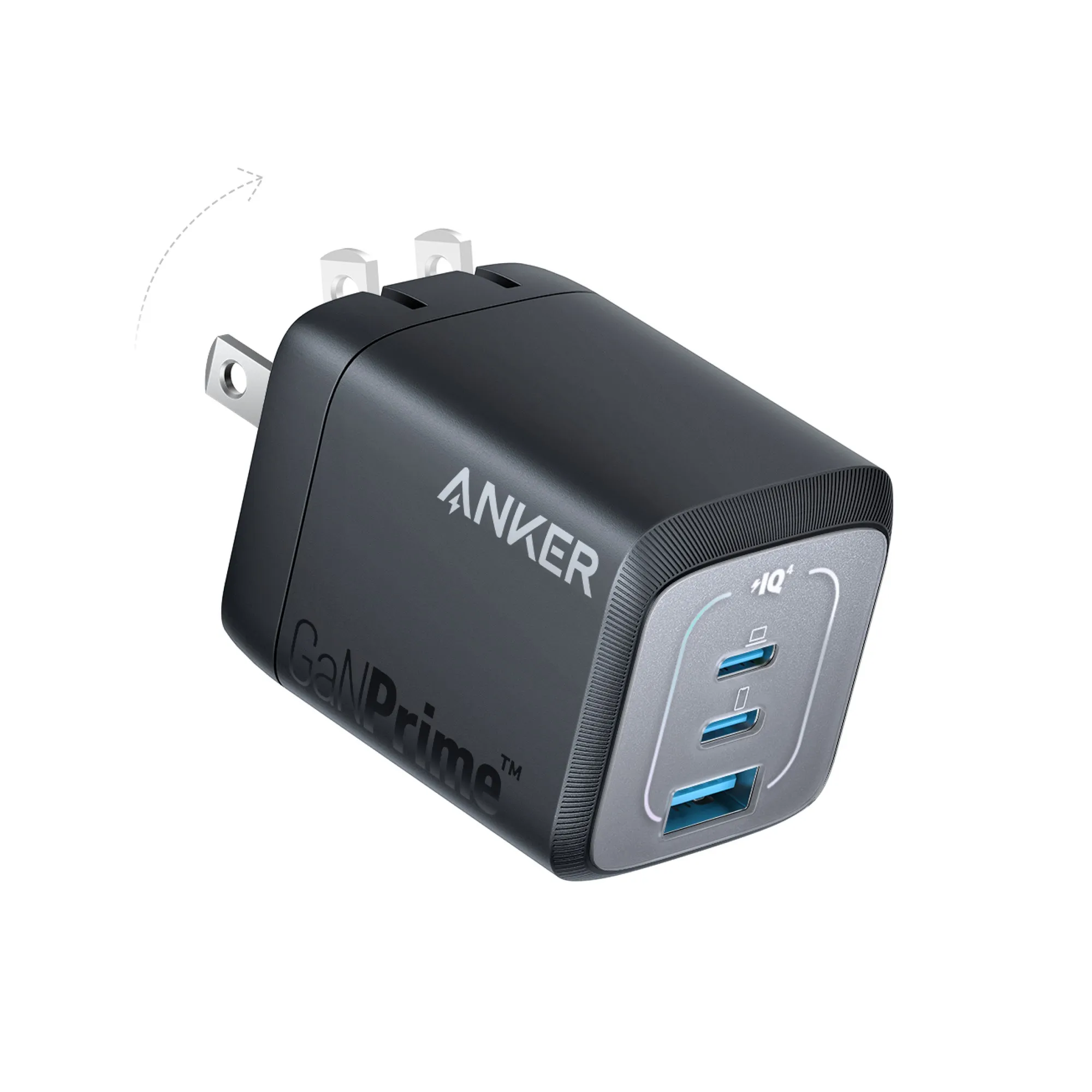 ANKER Prime Gan 67W Adapter - 2 USBC ports - 1 USB-A port