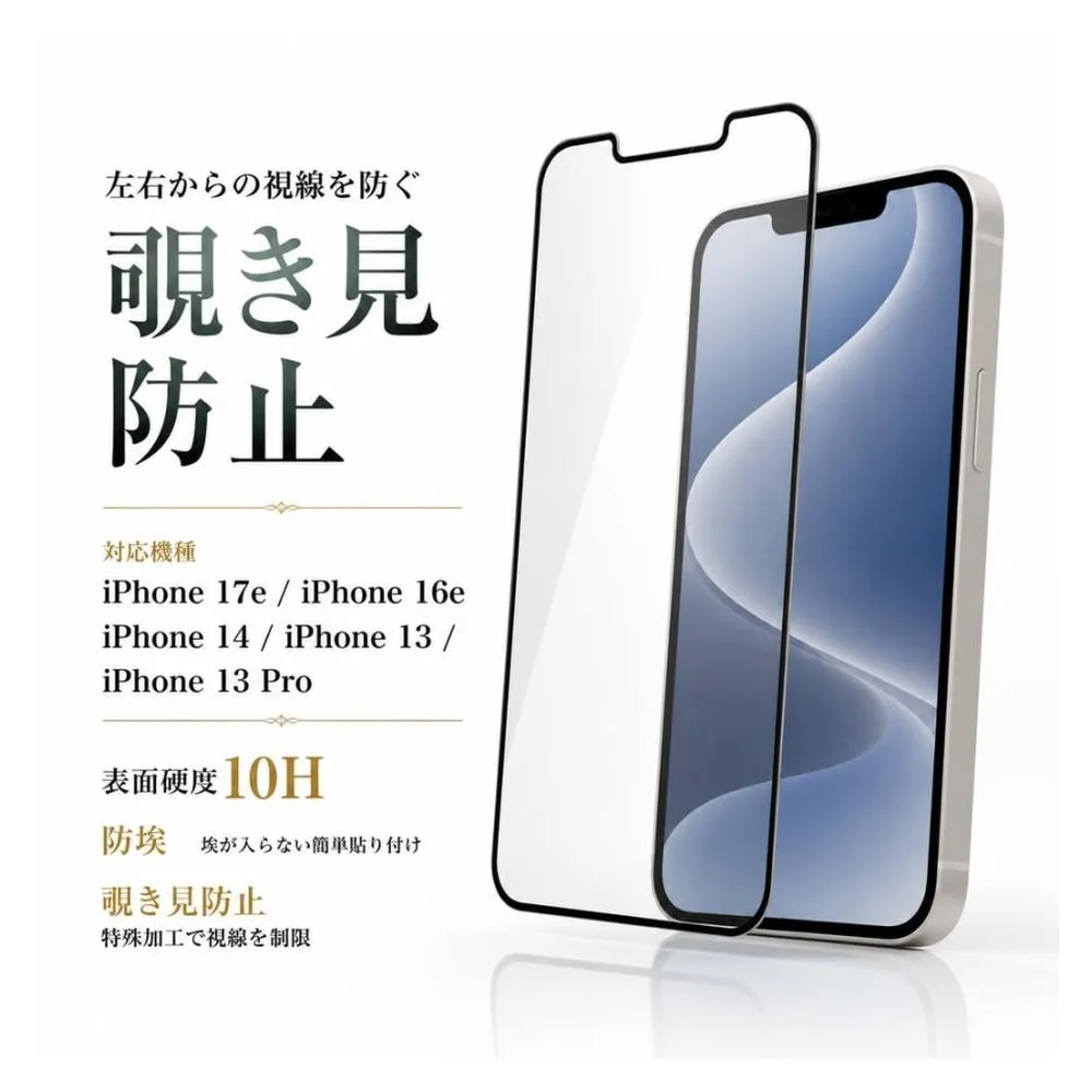 Screen Protector for iPhone 14 / 13 / 13PRO / 16E / 17E MEGA Privacy