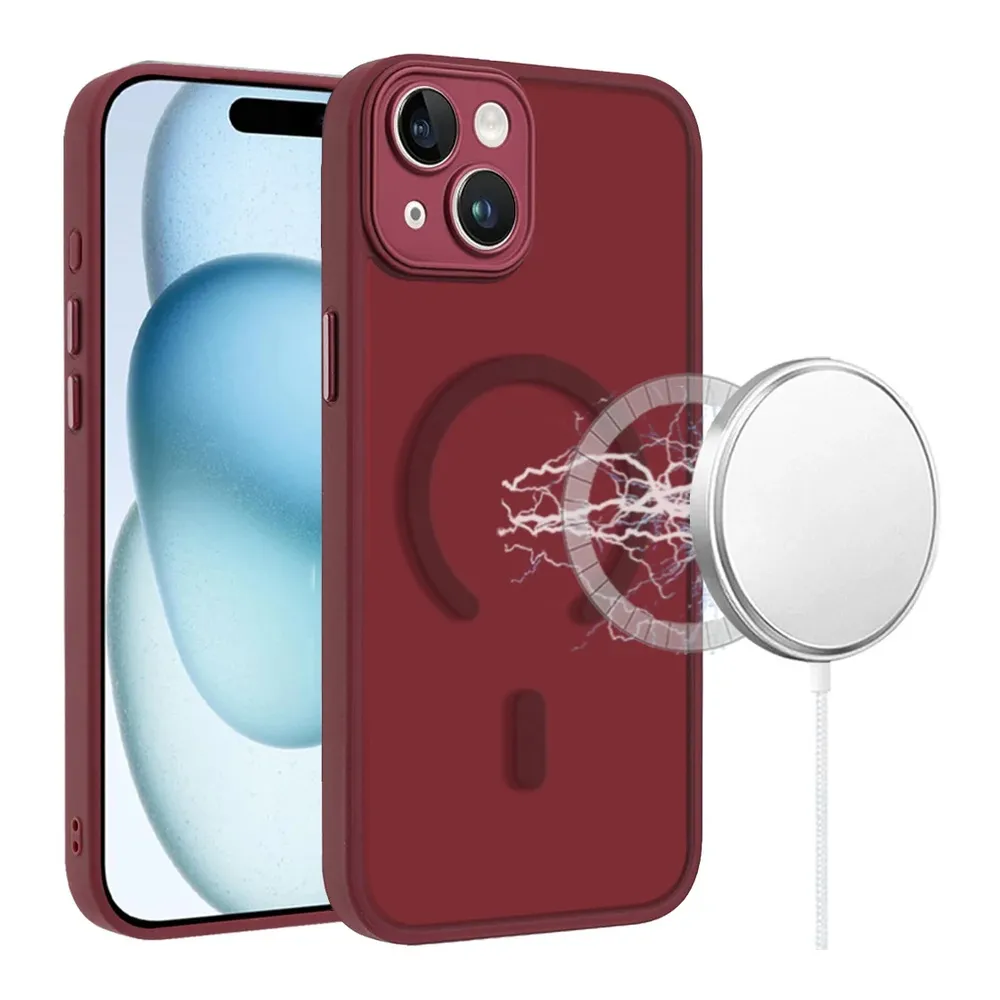 Case for iPhone 15 Plus - Burgundy