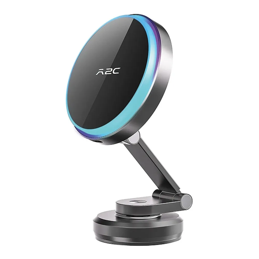 A2C Foldable MagSafe Wireless Fast Charging Car Mount 360 Rotation