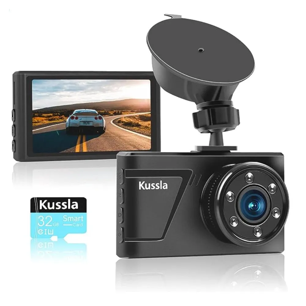 Full HD Dash Camera with 32GB Card