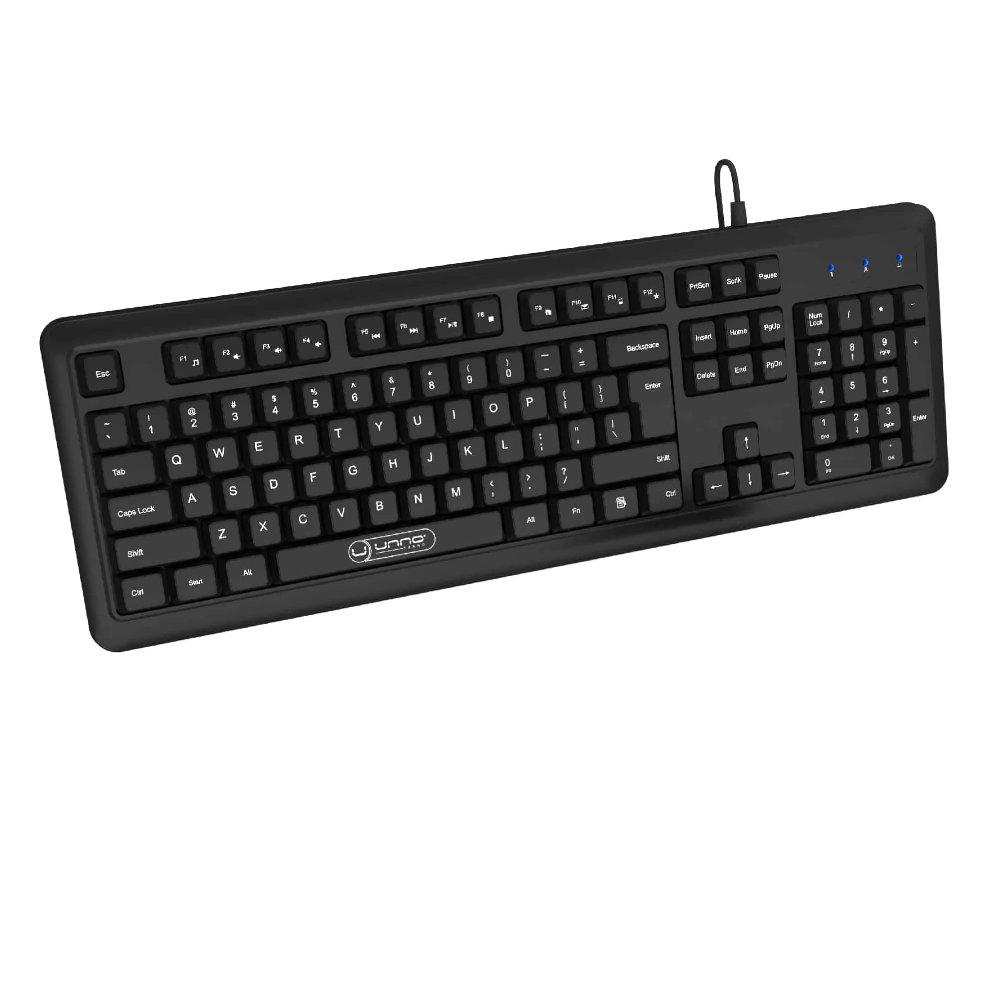 Unno WorkSpace Key Keyboard USB English - KB6707BK