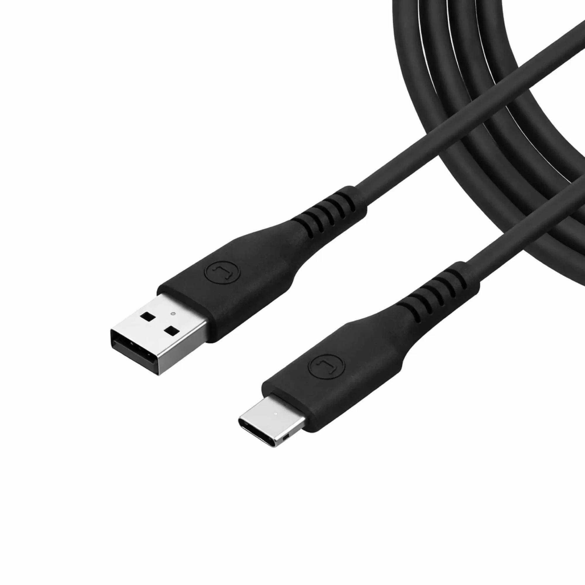 Unno Cable Silicone Type A to Type C 1.5m CB4076BK - Black
